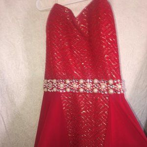 Red Pearl Dress